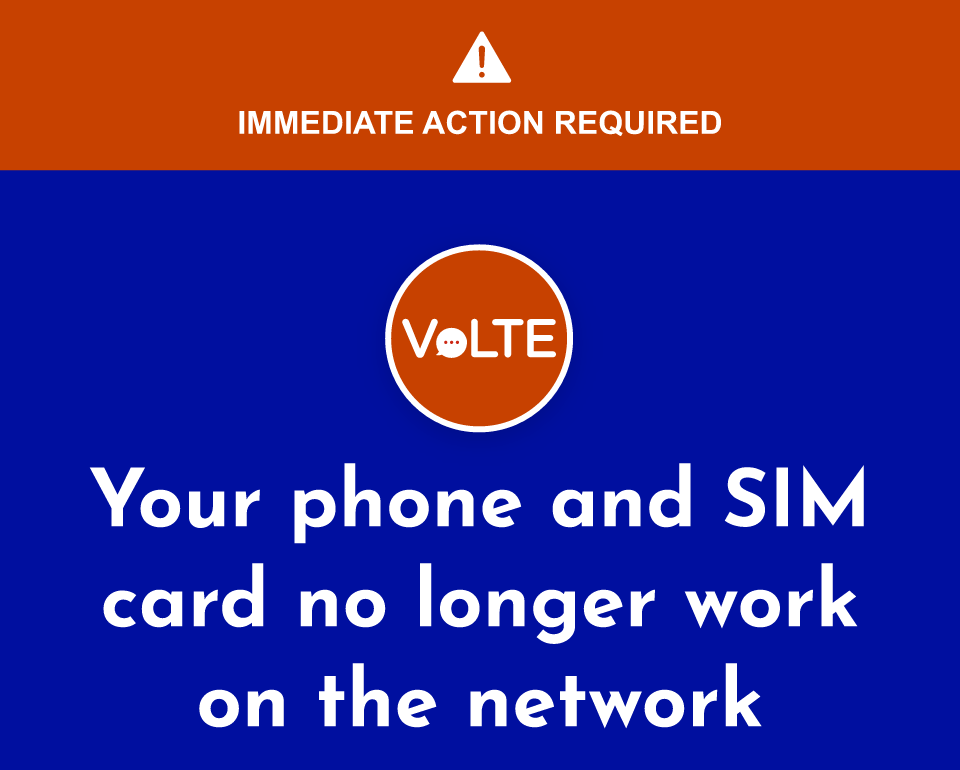 Your SIM card no longer works on the network
